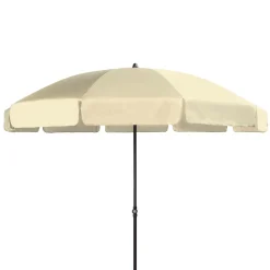 DOPPLER Parasol Rond ⌀ 250 cm Sunline en Acier - Beige Nature