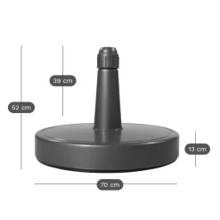 DOPPLER Pied de Parasol à Remplir 70 L