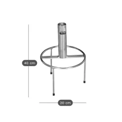 DOPPLER Piquet à Gazon pour Parasol en Métal