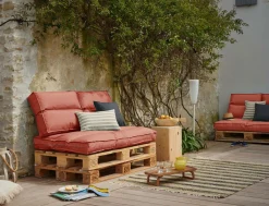 Dossier coussin palette recyclé Heva - Tomette 1