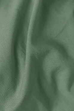 Drap housse coton lin Valentine - Vert Amande - 160 x 200 cm