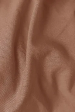 Drap housse coton lin Valentine - Pêche de Vigne - 140 x 190 cm