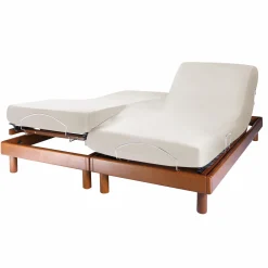 Drap housse literie de relaxation percale bio Elise - Galuchat - 2 x 80 x 200 cm