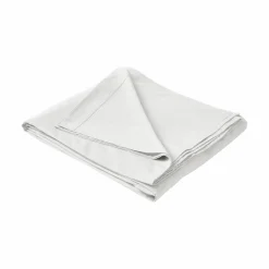 Drap plat coton lin Valentine - Blanc - 240 x 300 cm