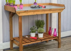 EKJU Table de Rempotage en Bois Edna