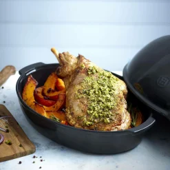 EMILE HENRY Brique à rôtir XL Fusain