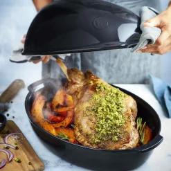 EMILE HENRY Brique à rôtir XL Fusain