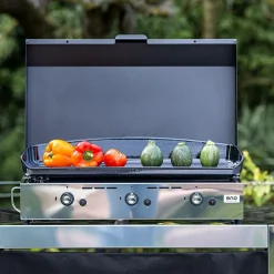 ENO Couvercle Plancha Initial/Océane 65 en Acier Noir