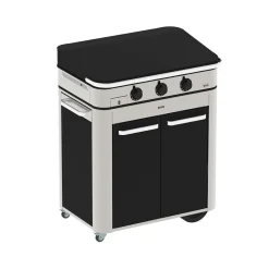 ENO Couvercle Plancha sign Gaz 80 - Acier Noir