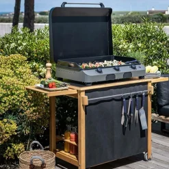 ENO Desserte Émile en Bois et HPL en robinier et plateau HPL