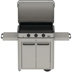 ENO Ensemble Plancha sign Gaz 80, Couvercle et Chariot - Inox