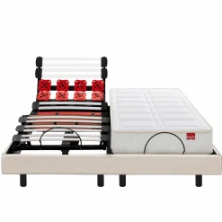 EPEDA Matelas ressorts ensachés 22,5 cm Balade Equilibré - 2 x 90 x 200 cm