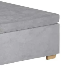 EPEDA Sommier coffre 34 cm Hercule - Gris Souris - 2 x 90 x 200 cm