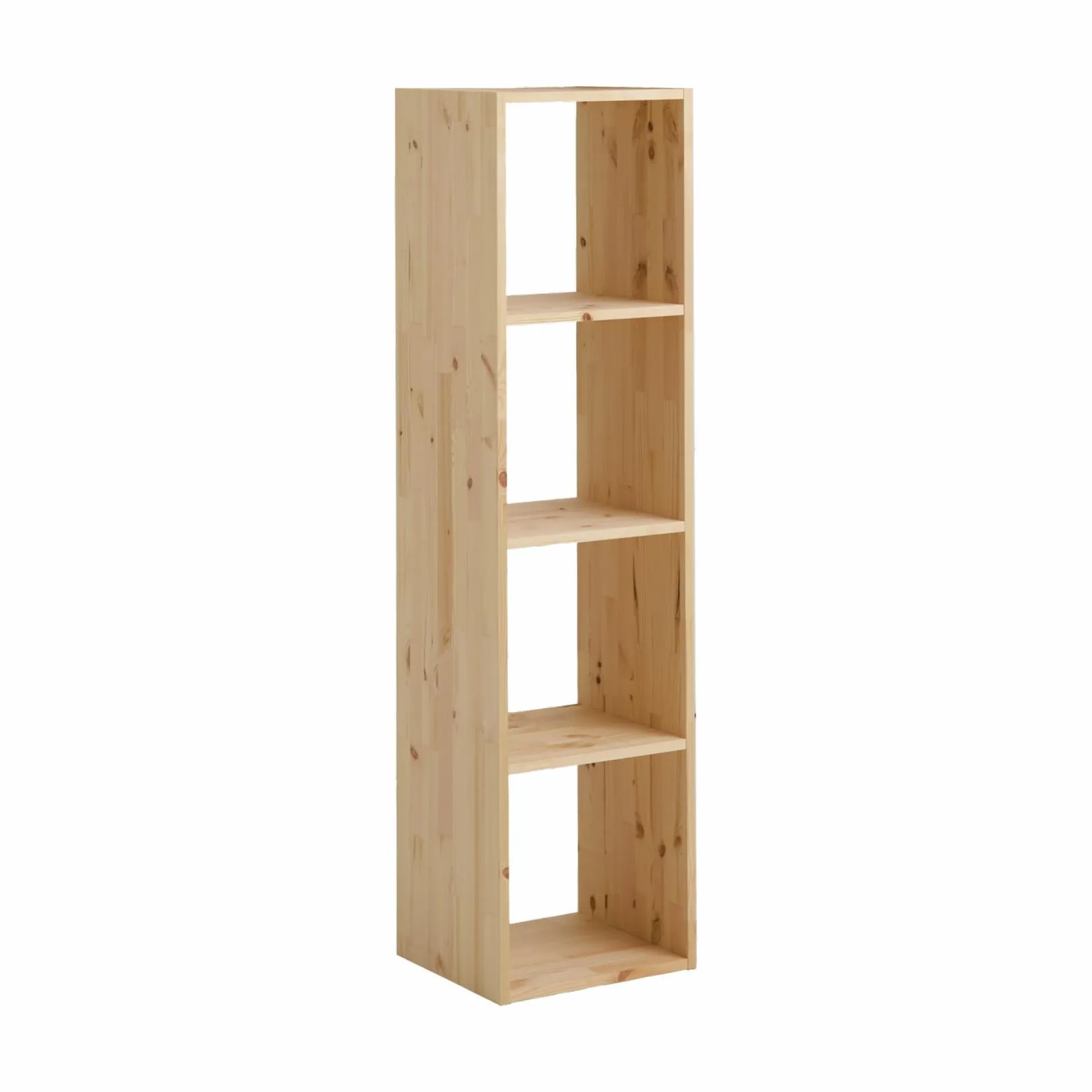 Etagère bois massif 4 cases Elio