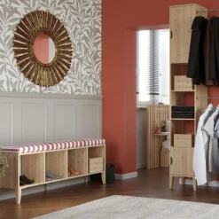 Etagère bois massif 4 cases Elio