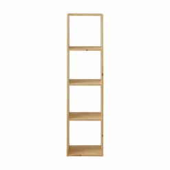 Etagère bois massif 4 cases Elio