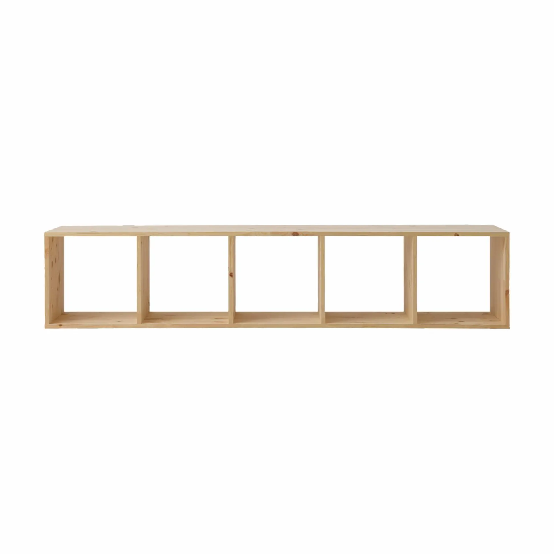 Etagère bois massif 5 cases Elio