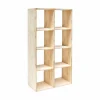 Etagère bois massif 4x2 cases Elio
