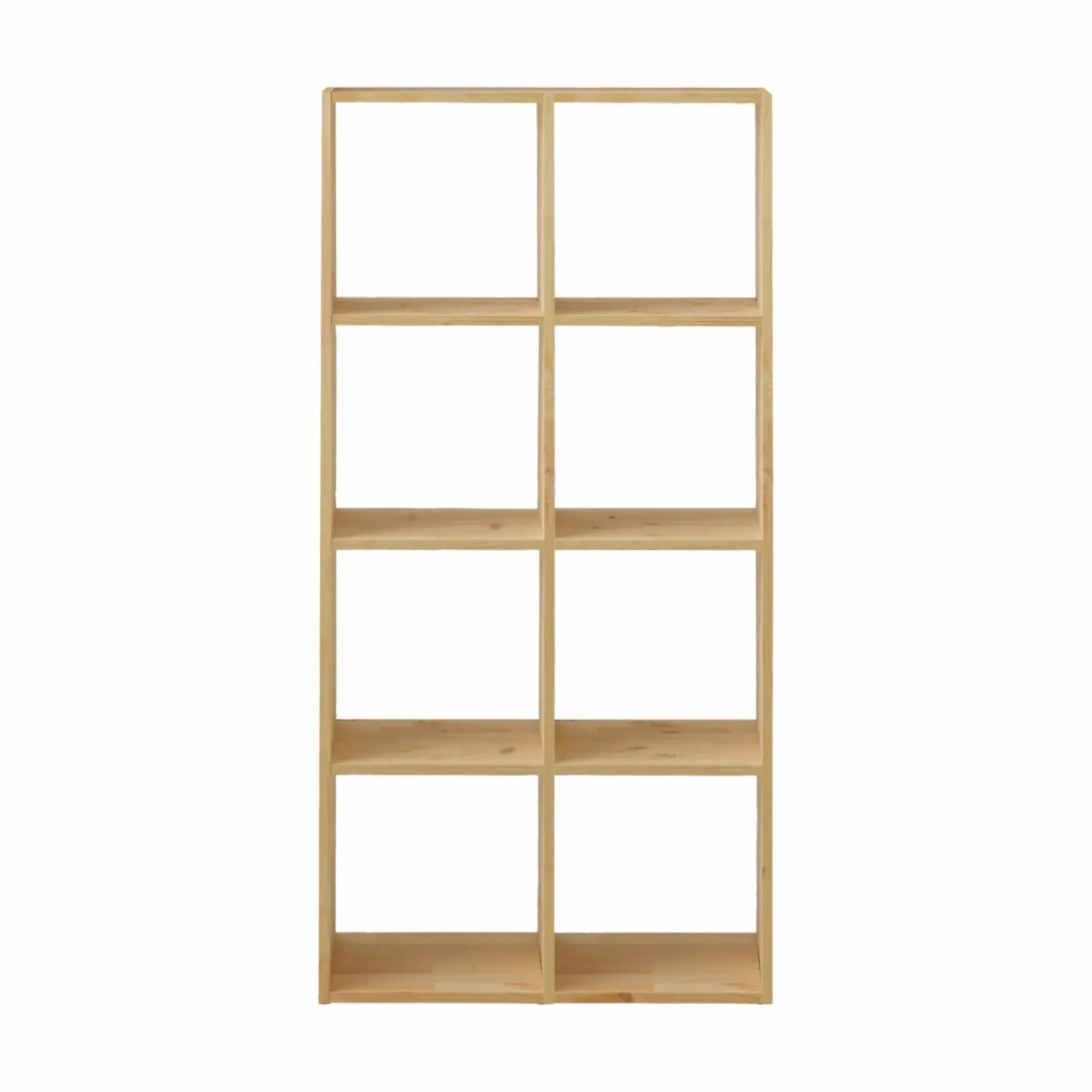 Etagère bois massif 4x2 cases Elio
