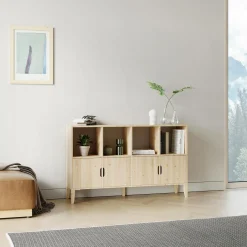 Etagère bois massif 4x2 cases Elio