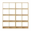 Etagère bois massif 4x4 cases Elio