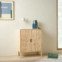 Etagère bois massif 2x2 cases Elio