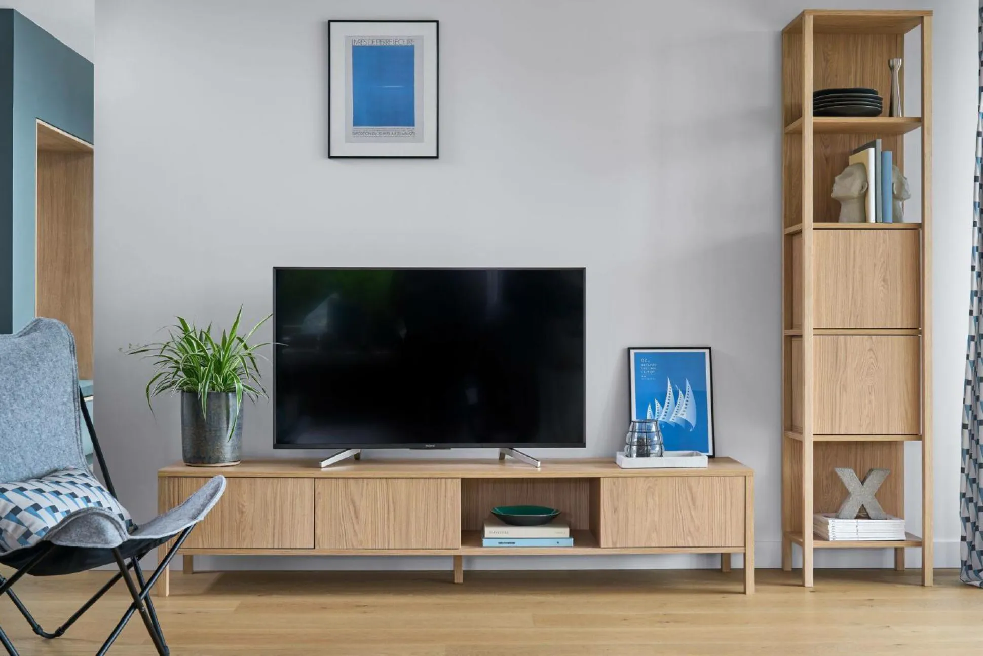 Etagère décor bois L45cm Simon