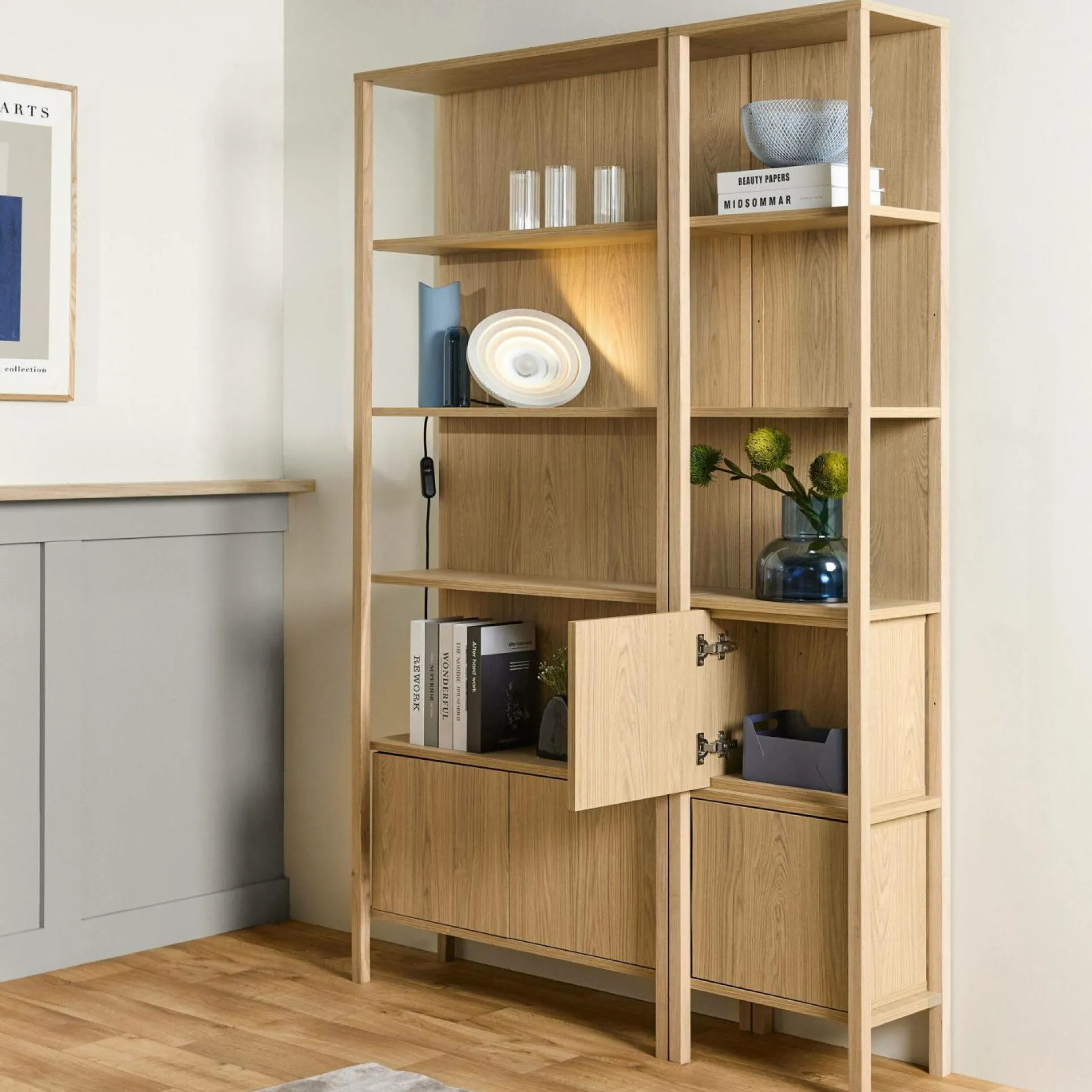 Etagère décor bois L45cm Simon