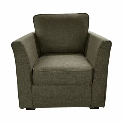 Fauteuil tissu déhoussable Marbella - Vert Forêt