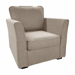 Fauteuil tissu déhoussable Marbella - Beige