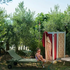 FERMOB Bain de Soleil Pliant Dune en Acier - Cactus