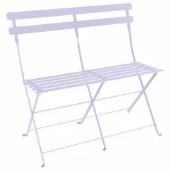 FERMOB Banquette Pliante 2 Places Bistro en Acier - Guimauve
