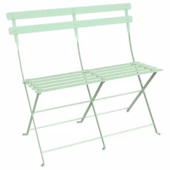 FERMOB Banquette Pliante 2 Places Bistro en Acier - Menthe Glaciale