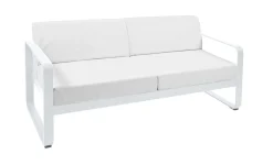FERMOB Canapé 2 Places Bellevie Blanc Grisé en Aluminium - Blanc