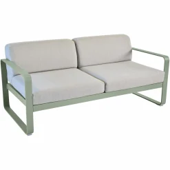 FERMOB Canapé 2 Places Bellevie Gris Flanelle en Aluminium - Cactus
