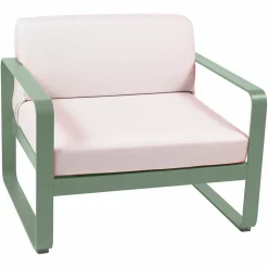 FERMOB Fauteuil Bellevie Blanc Grisé en Aluminium - Cactus