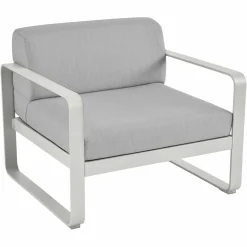 FERMOB Fauteuil Bellevie Gris Flanelle en Aluminium - Gris Argile