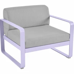 FERMOB Fauteuil Bellevie Gris Flanelle en Aluminium - Guimauve