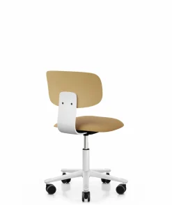 FLOKK Chaise de bureau assise capitonnée Tion 2140 - Jaune