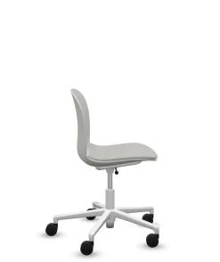 FLOKK Chaise de bureau assise capitonnée Noor 6070S - Gris Clair