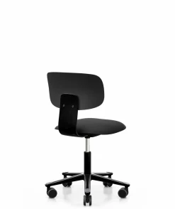 FLOKK Chaise de bureau assise capitonnée Tion 2140 - Noir
