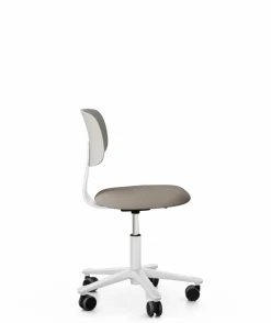 FLOKK Chaise de bureau assise capitonnée Tion 2140 - Gris Clair