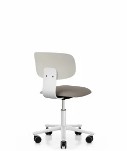 FLOKK Chaise de bureau assise capitonnée Tion 2140 - Gris Clair