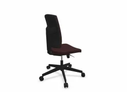 FLOKK Chaise de bureau Raya 21S - Brique - Roulettes pour sol souple