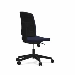 FLOKK Chaise de bureau Raya 21S - Bleu - Roulettes pour sol dur