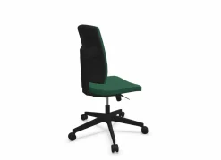 FLOKK Chaise de bureau Raya 21S - Vert - Roulettes pour sol dur