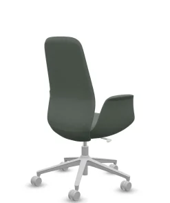 FLOKK Fauteuil de bureau assise ergonomique Ellie Pro 10ST - Vert Sauge - Roulettes pour sol dur