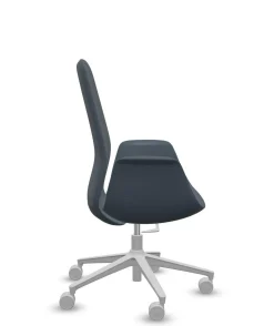 FLOKK Fauteuil de bureau assise ergonomique Ellie Pro 10ST - Bleu Jean - Roulettes pour sol dur