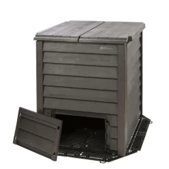 GARANTIA Kit Composteur Imitation Bois 400 L Thermo Wood