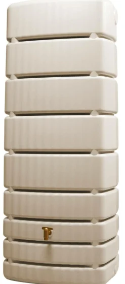 GARANTIA Kit Récupérateur d'Eau Cuve Murale 500 L Slim Sable